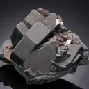 Goethite coating Cerussite after Anglesite - image 1