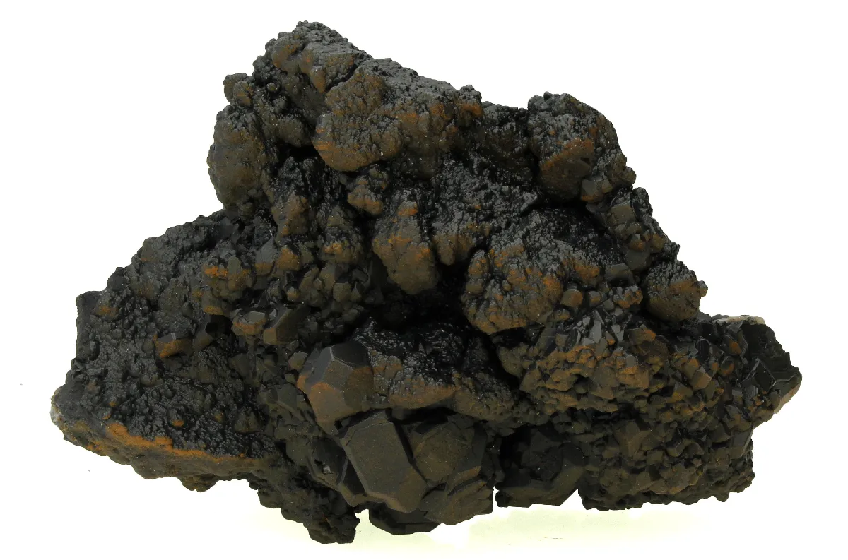 Goethite coating Cerussite after Anglesite - image 1