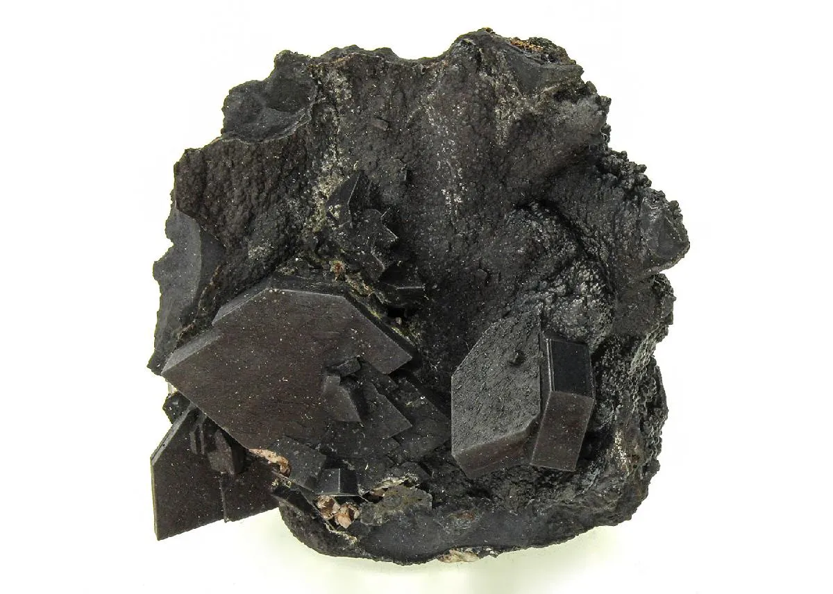 Goethite Coating Cerussite Pseudomorph After Anglesite - image 1