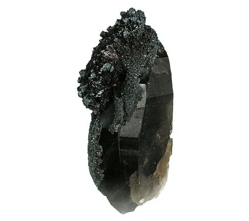 Goethite, Hematite, Siderite, Quartz (Var: Smoky Quartz) image