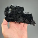 Goethite on Fluorite with Calcite - image 2