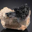 Goethite on Quartz with Microcline - image 1