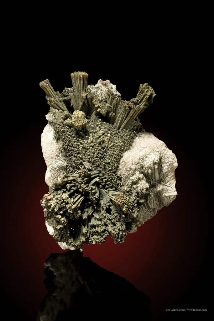 Goethite Ps. After Kutnahorite, on Kutnahorite - image 2
