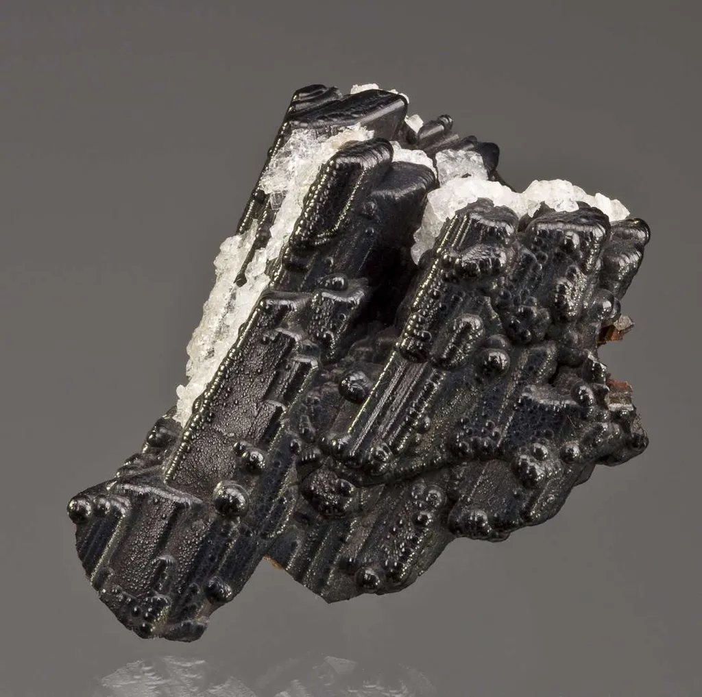 Goethite Pseudo. After Selenite, With Calcite image