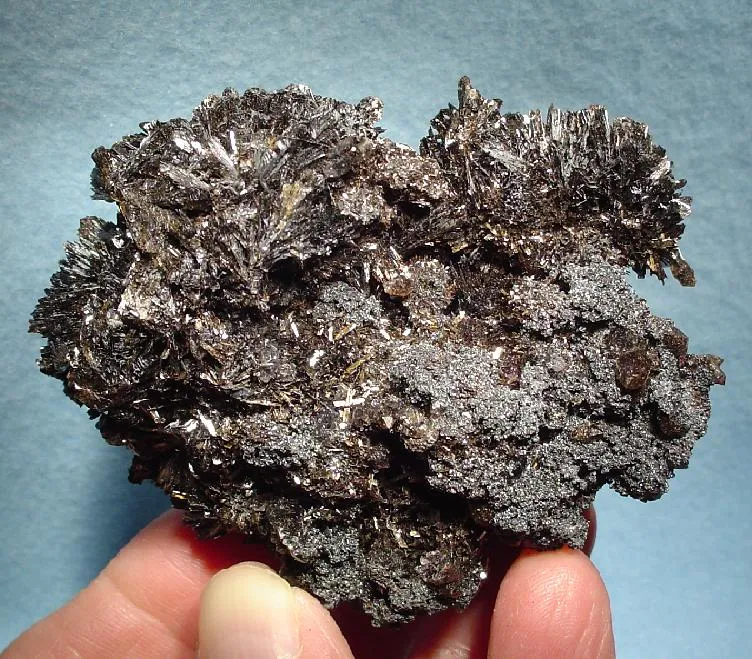 Goethite, Quartz (Var: Smoky Quartz) image