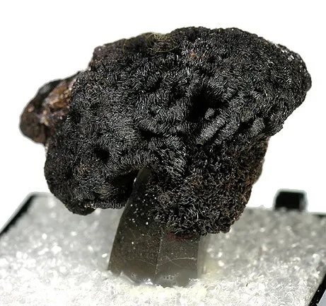 Goethite, Quartz (Var: Smoky Quartz) image