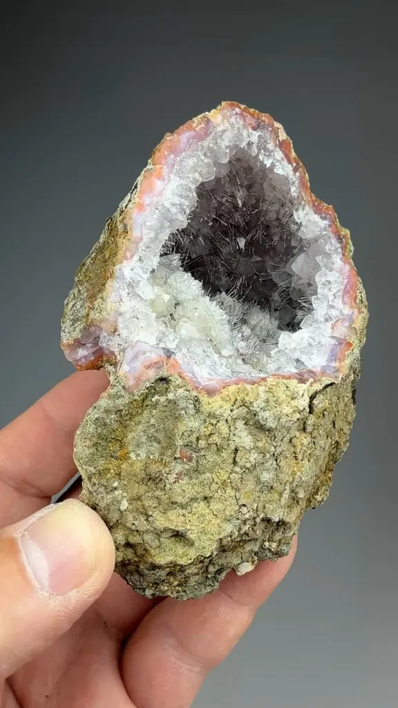 Goethite with Calcite, Quartz - image 2