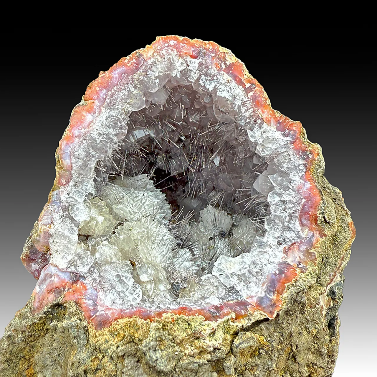 Goethite with Calcite, Quartz - image 1
