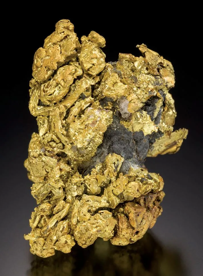 Gold, Arsenopyrite, Scorodite, Quartz - image 1