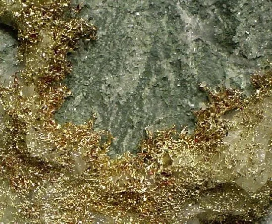 Gold, Calcite - image 2