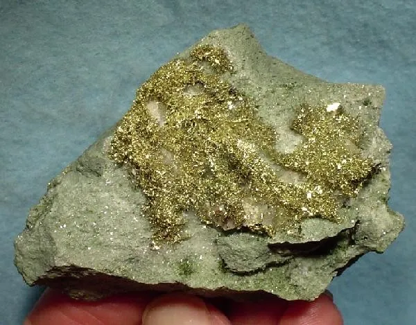 Gold, Calcite image
