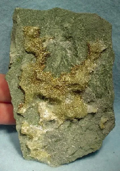 Gold, Calcite image