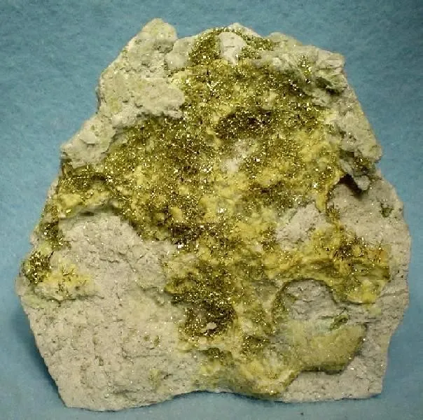 Gold, Calcite image
