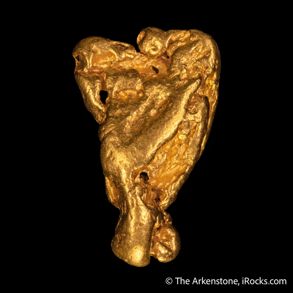 Gold (crystalline nugget) image
