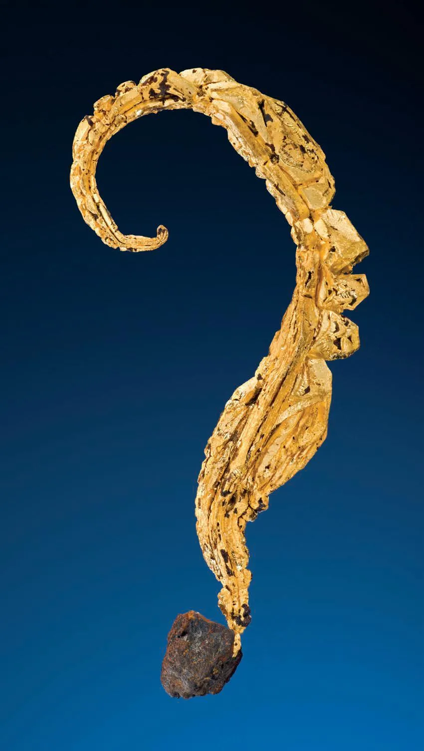 Gold curl (Spinel-law twin) - image 1