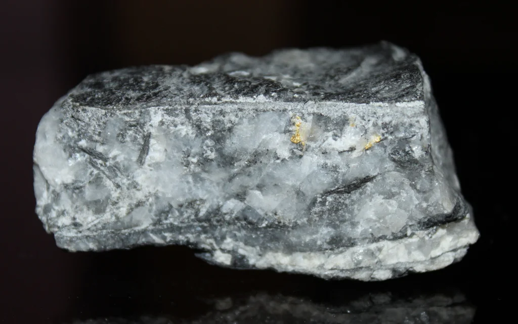 Gold from Homestake Mine, Lead District, Lawrence County, South Dakota, USA image