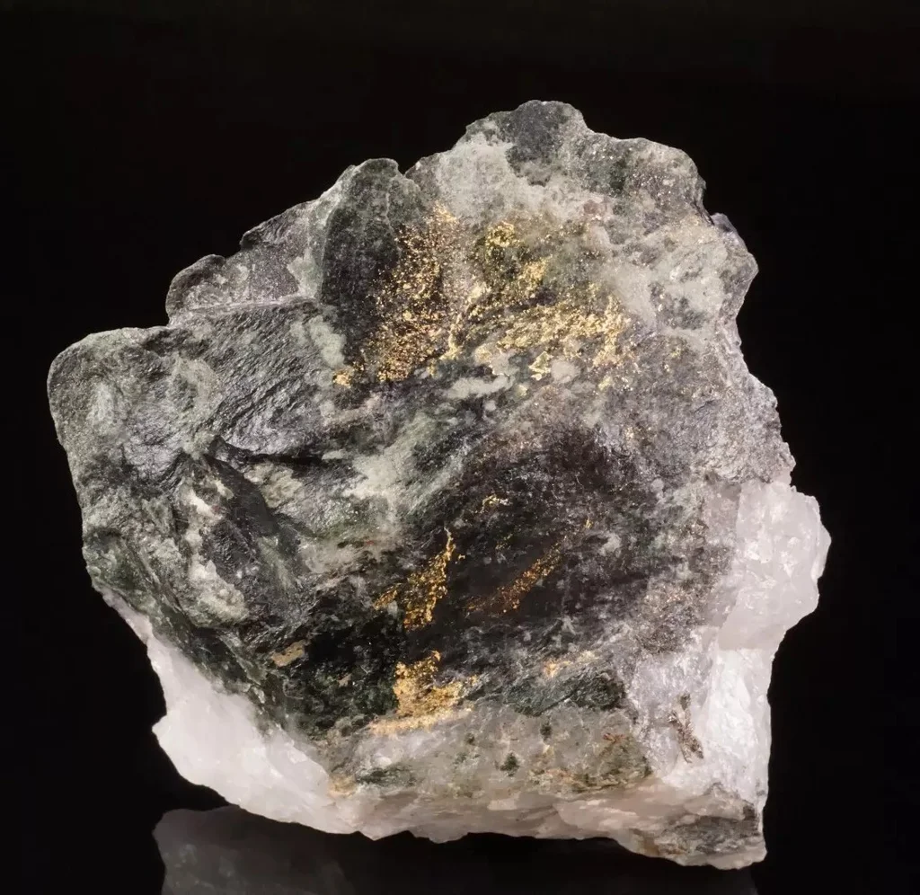 Gold from Homestake Mine, Lead District, Lawrence County, South Dakota, USA image