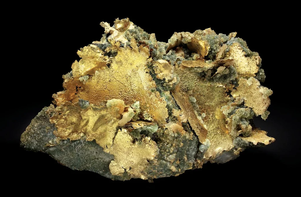 Gold from Roșia Poieni Mine, Alba County, Romania image