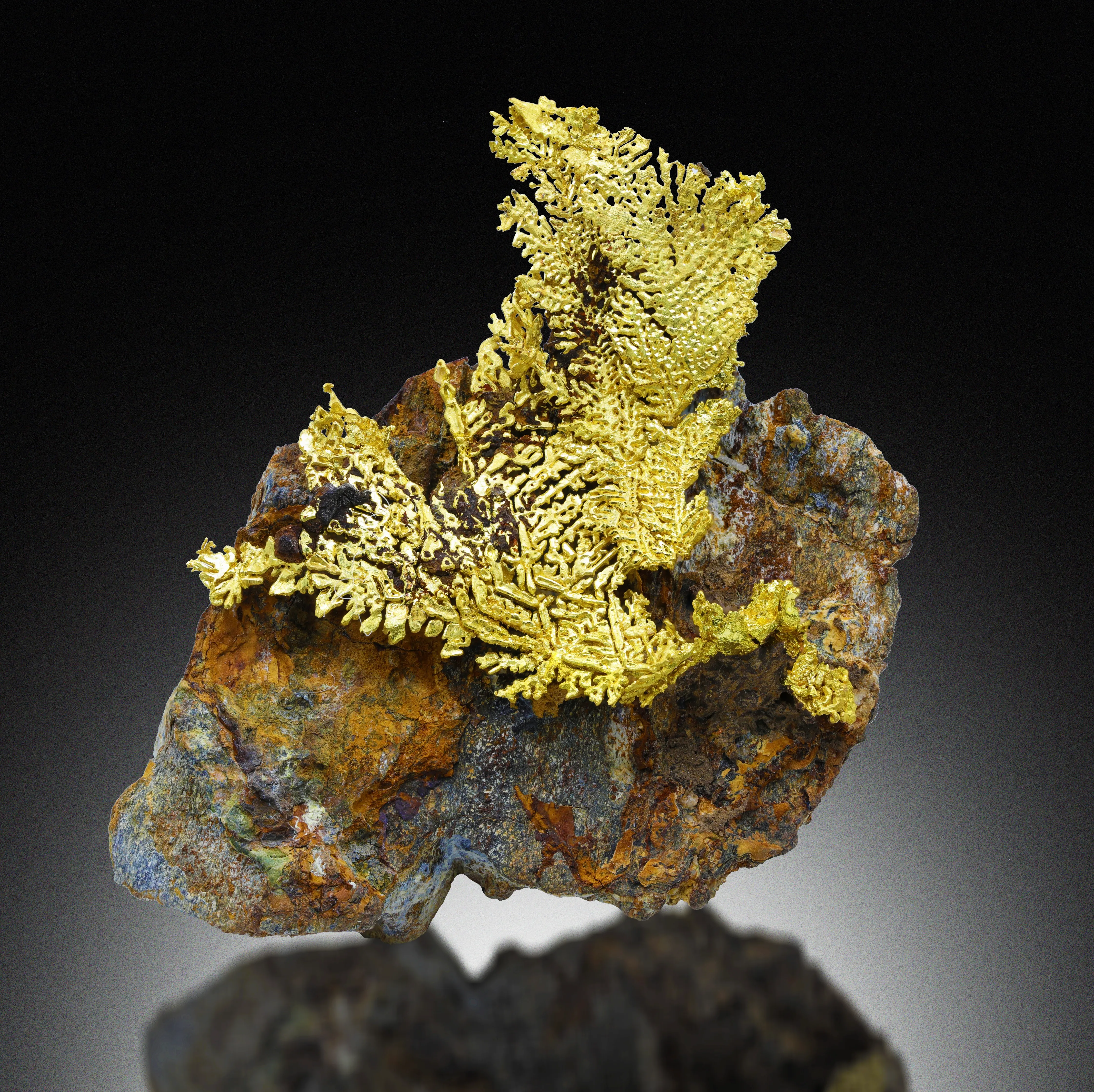 Gold from USA, California, Mariposa County, Colorado Quartz mine - image 1
