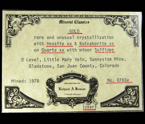 Gold, Hessite, Kutnohorite - image 5