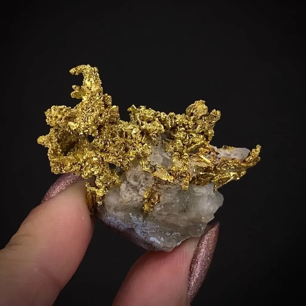 Gold in Quartz image