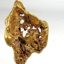 Gold Octahedral Hopper Crystal - image 1