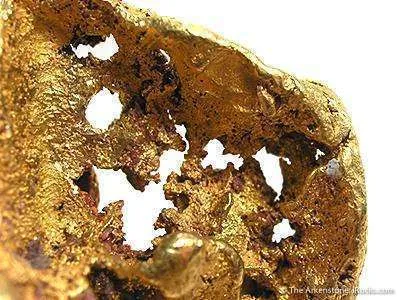 Gold Octahedral Hopper Crystal - image 2