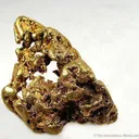 Gold Octahedral Hopper Crystal - image 3