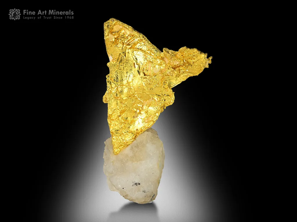 Gold on Quartz from USA image