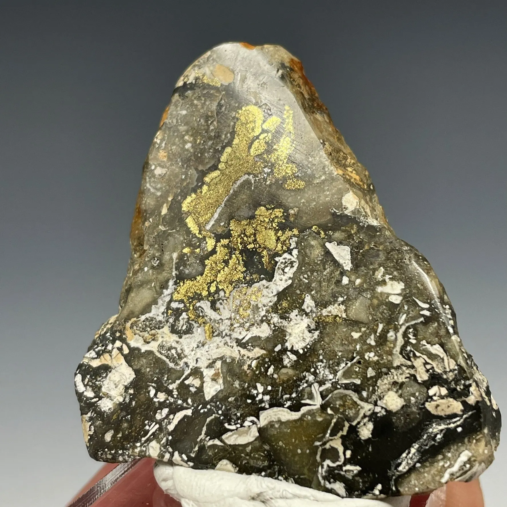 Gold Polished Ore Section Sleeper Mine Awakening Mining District Humboldt Co. - image 2