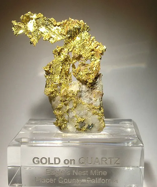 Gold, Quartz image