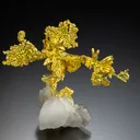 Gold, Quartz from USA, California, Placer County, Michigan Bluff Mining District (Michigan Bluff Min - image 2