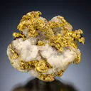 Gold, Wanlockhead/Leadhills, South Lanarshire, Scotland.  4.8 cm across - image 1