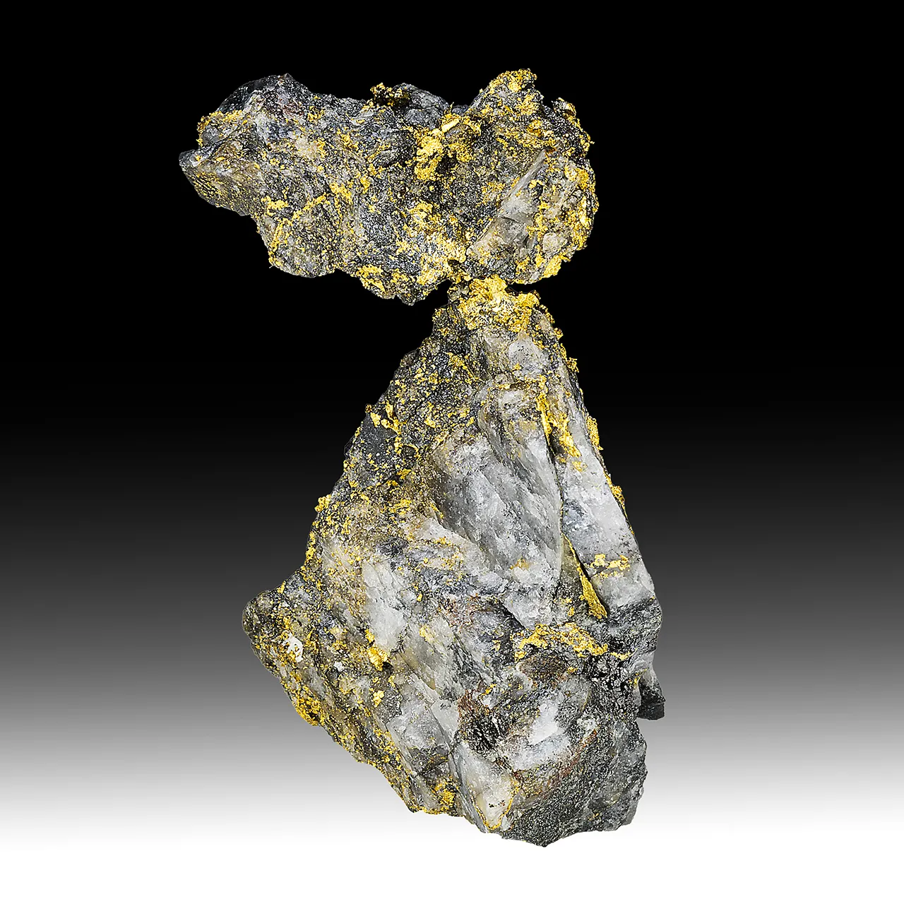Gold with Arsenopyrite, Quartz - image 1