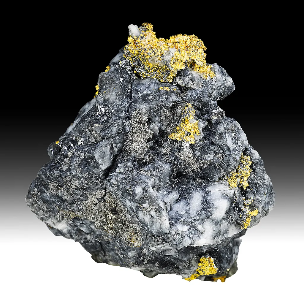 Gold with Arsenopyrite, Quartz, Pyrite image