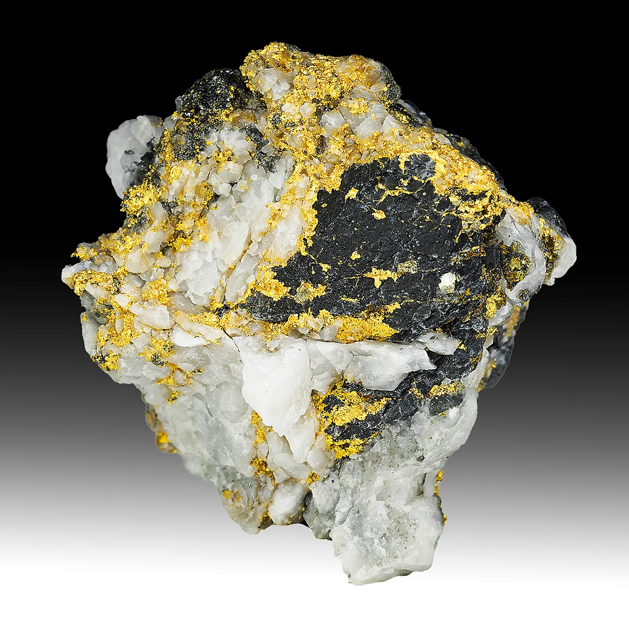 Gold with Arsenopyrite, Sphalerite, Quartz - image 1