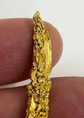 Gold with Calcite and Goethite - image 3