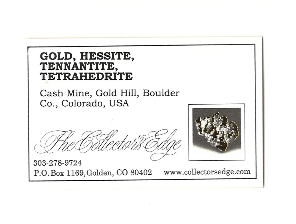 Gold with Hessite and PETZITE - image 6