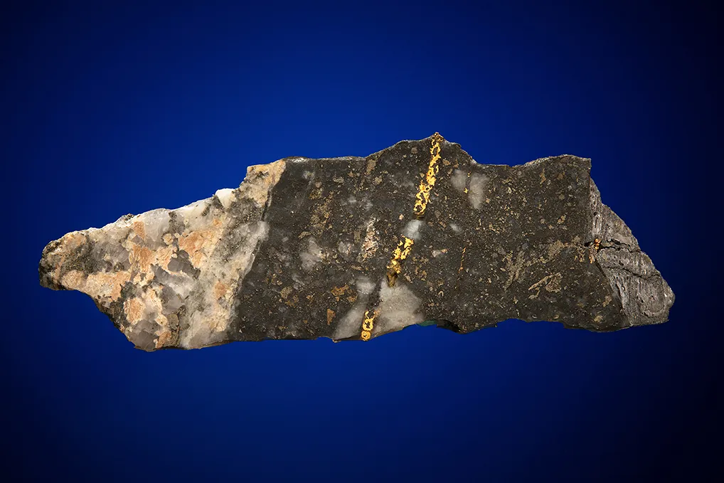 Gold with Hessite, PETZITE and Pyrite - image 3