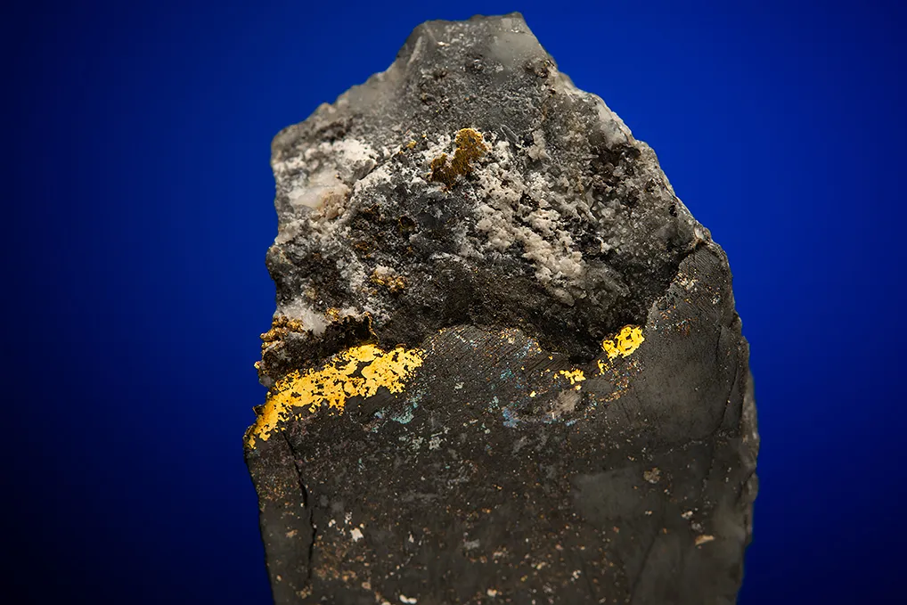 Gold with Hessite, PETZITE and Pyrite - image 2