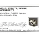 Gold with Hessite, PETZITE and Pyrite - image 5