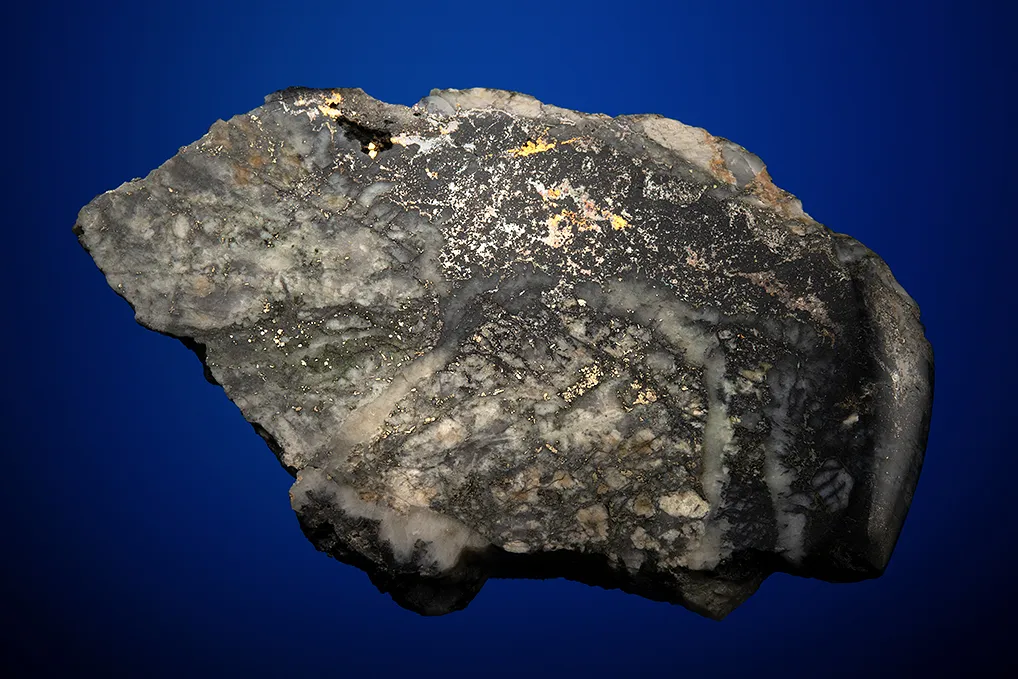 Gold with Hessite, PETZITE and Pyrite - image 3
