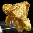 Gold With Large Octohedral Cast - image 3