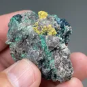 Gold with Malachite, Covellite - image 2