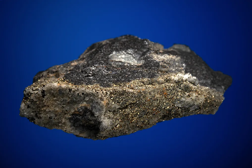 Gold with Pyrite, Galena, PETZITE and Hessite - image 5