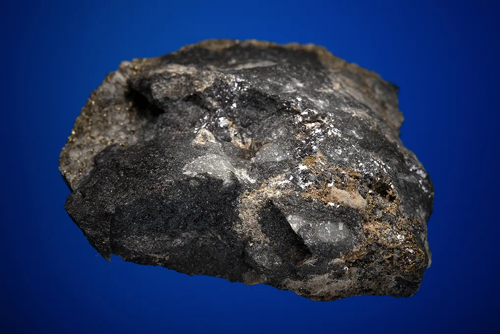 Gold with Pyrite, Galena, PETZITE and Hessite - image 4