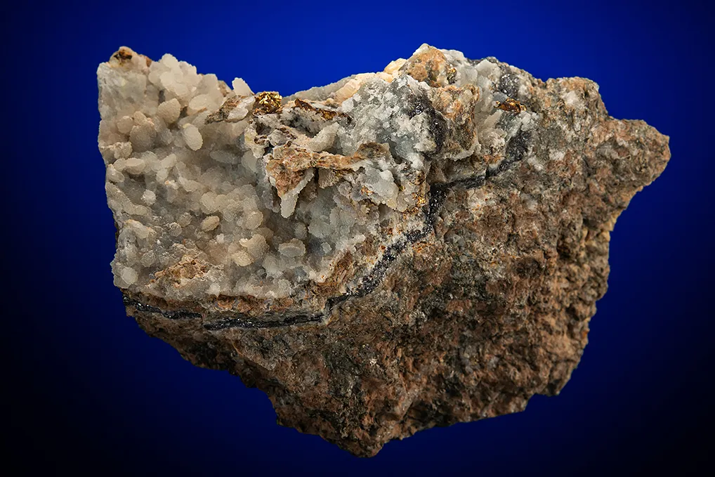 Gold with Quartz and Galena image