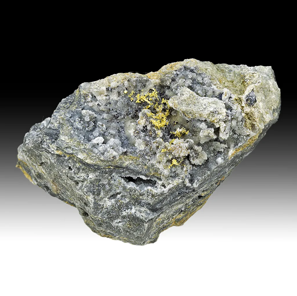 Gold with Quartz, Sphalerite image