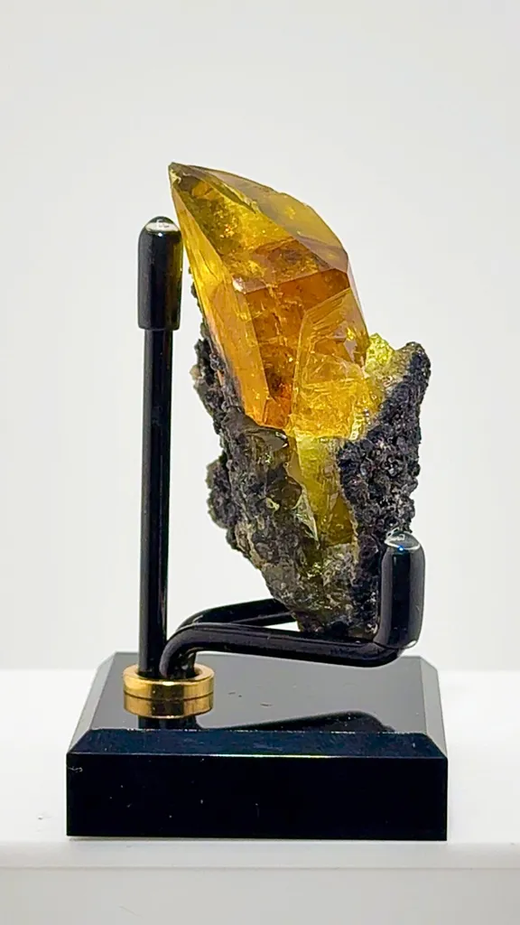GOLDEN Anglesite PERFECTION FROM MOROCCO - image 5