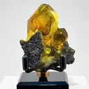 GOLDEN Anglesite PERFECTION FROM MOROCCO - image 1